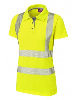 Leo Pippacott Ladies Coolviz-Plus Polo – Yellow Clothing